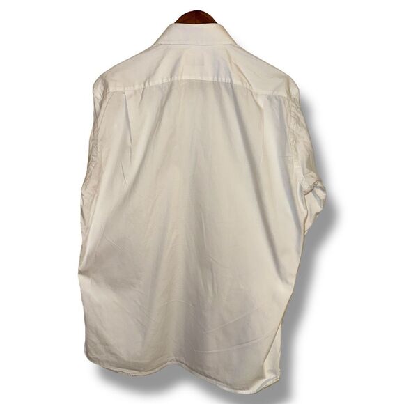 Gitman Brothers White Ultra Fine French Cuff Dress Shirt L 16.5 34 - Picture 9 of 9